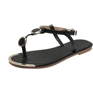 NIBag Amazon Strappy Sandals Black Women's Size 9